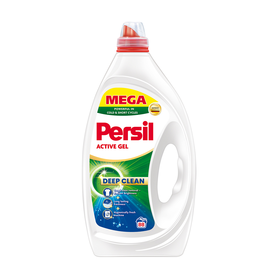 Гель для прання Persil Active Gel Deep Clean, 88 циклів прання, 3.96 л